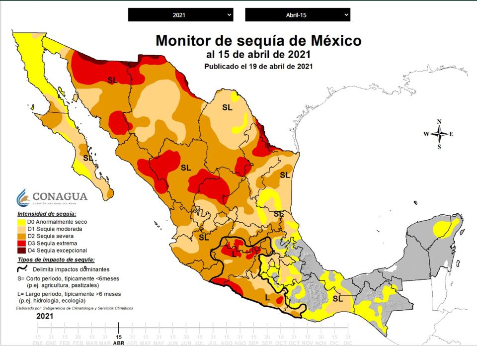 Sequía en México