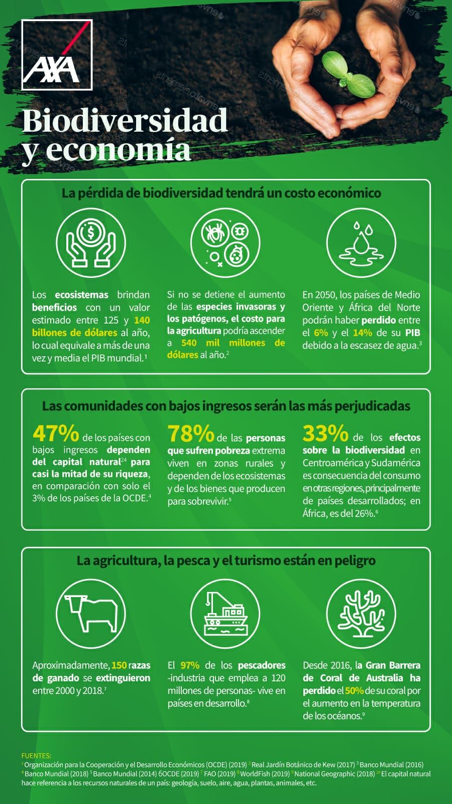 Infografía Economía y Biodiversidad