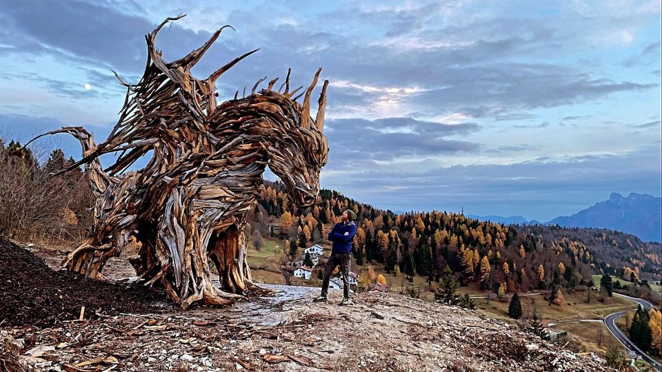 Dragón de leña