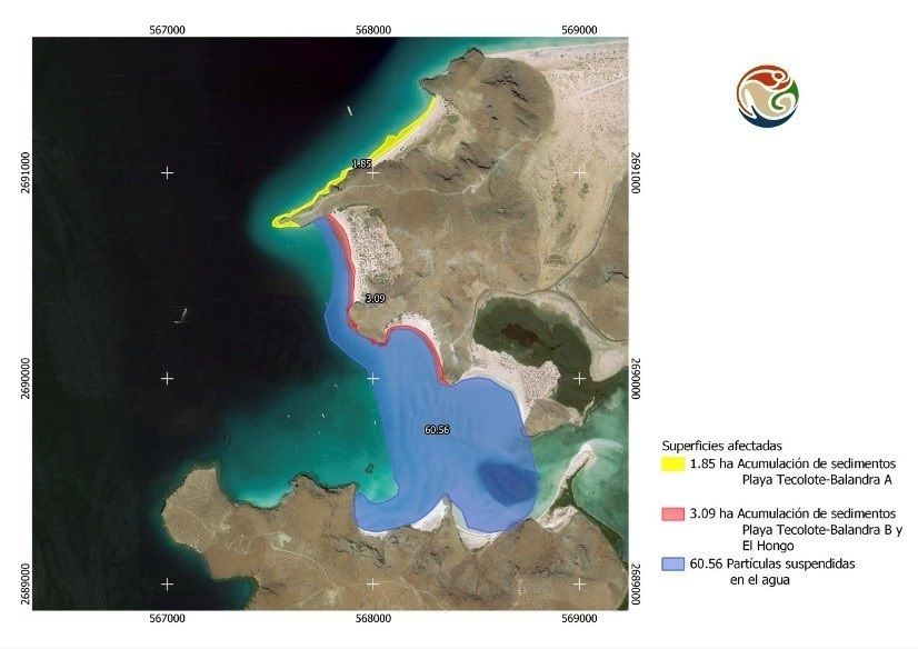 Mapa Balandra