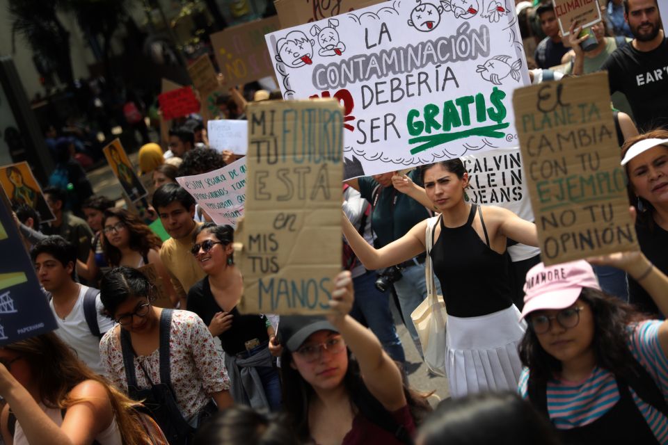 Manifestación por el clima