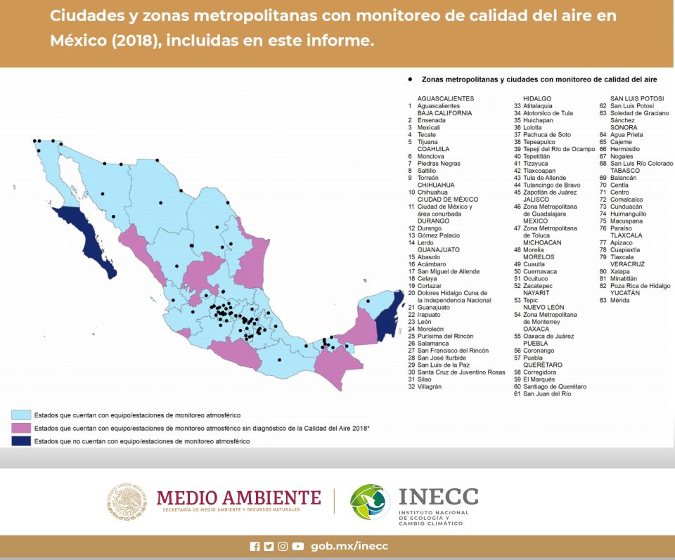 Infografía. Monitoreo de la Calidad del Aire