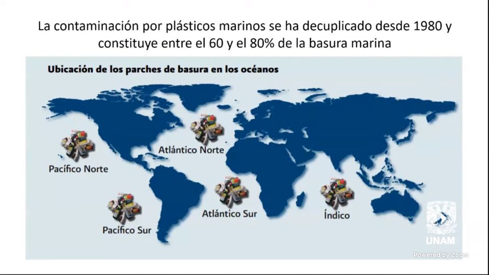 Mapa de contaminación por plásticos