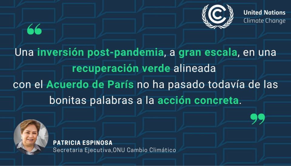 Imagen tomada de @CMNUCC ONU Cambio Climático