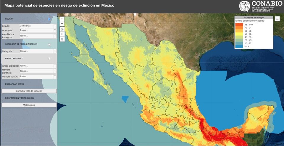 Mapa Conabio