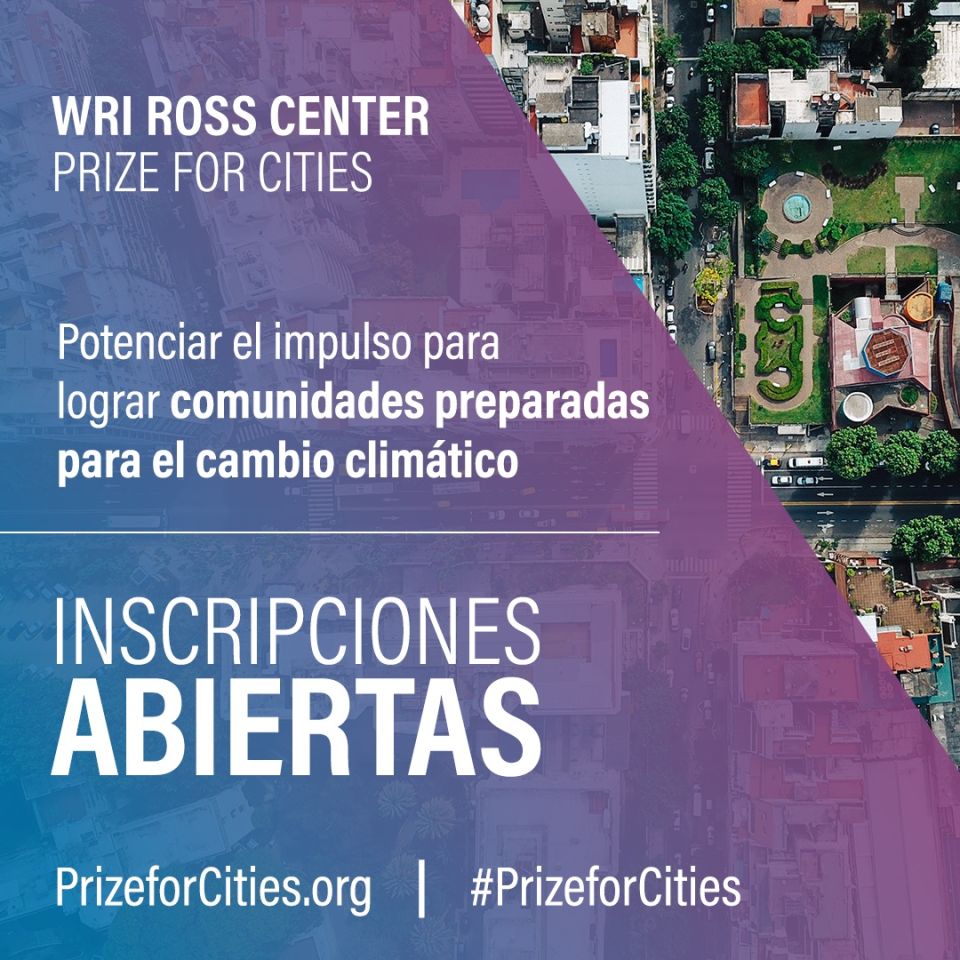Premio a las ciudades del Centro Ross de WRI